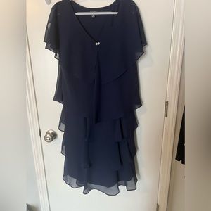 Blue size 10 mother of the groom dress. Ignite brand